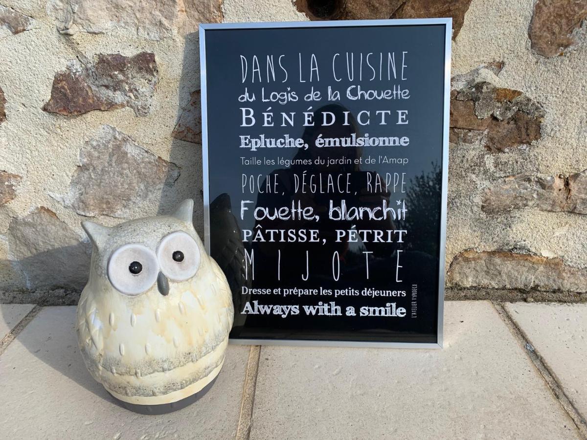 Le Logis De La Chouette Hotel Bauge-en-Anjou Bagian luar foto